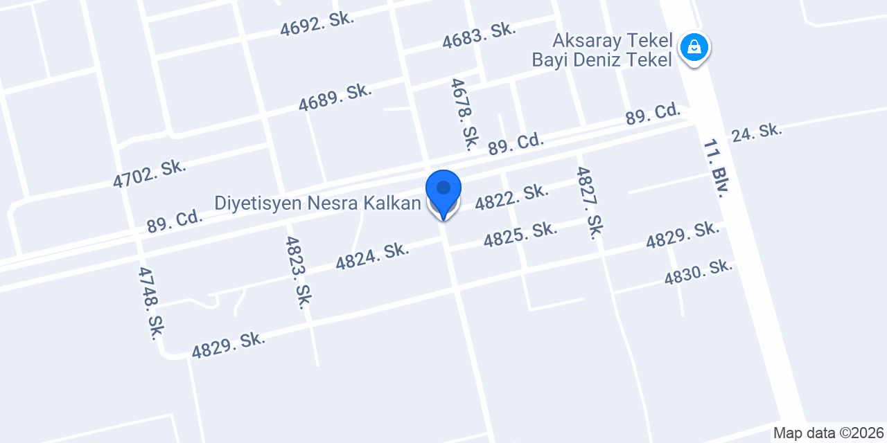 Diyetisyen Nesra Kalkan konumu
