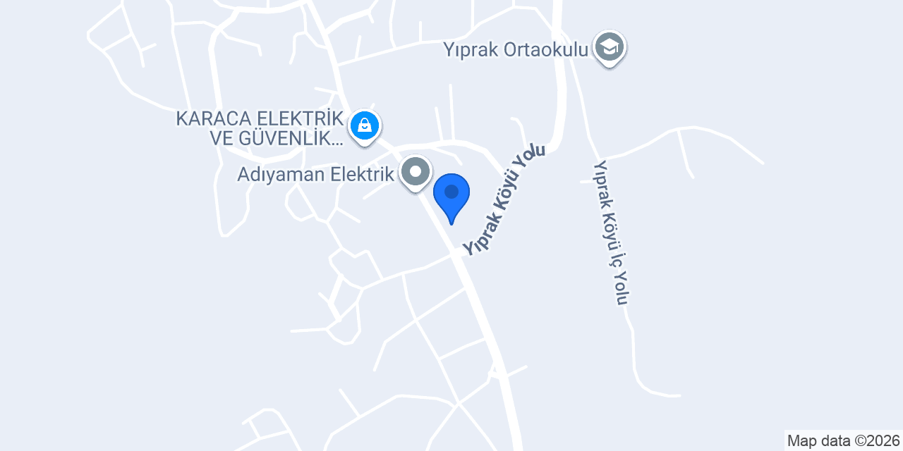 Yıprak Sağlık Ocağı konumu