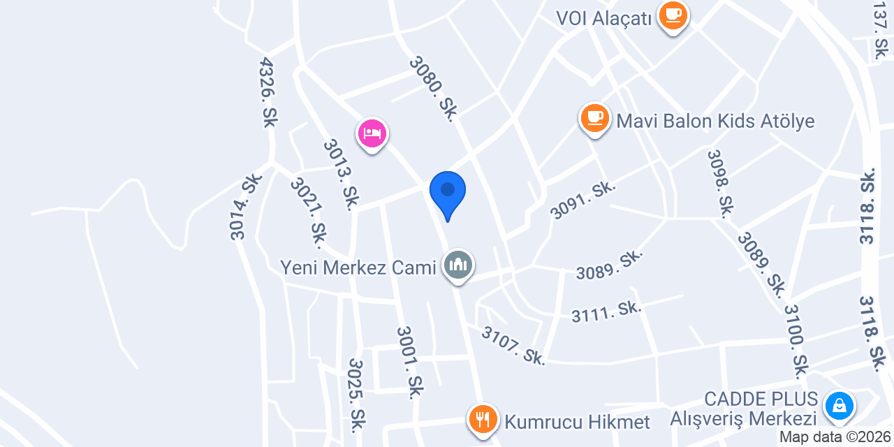 Eliba Otel konumu