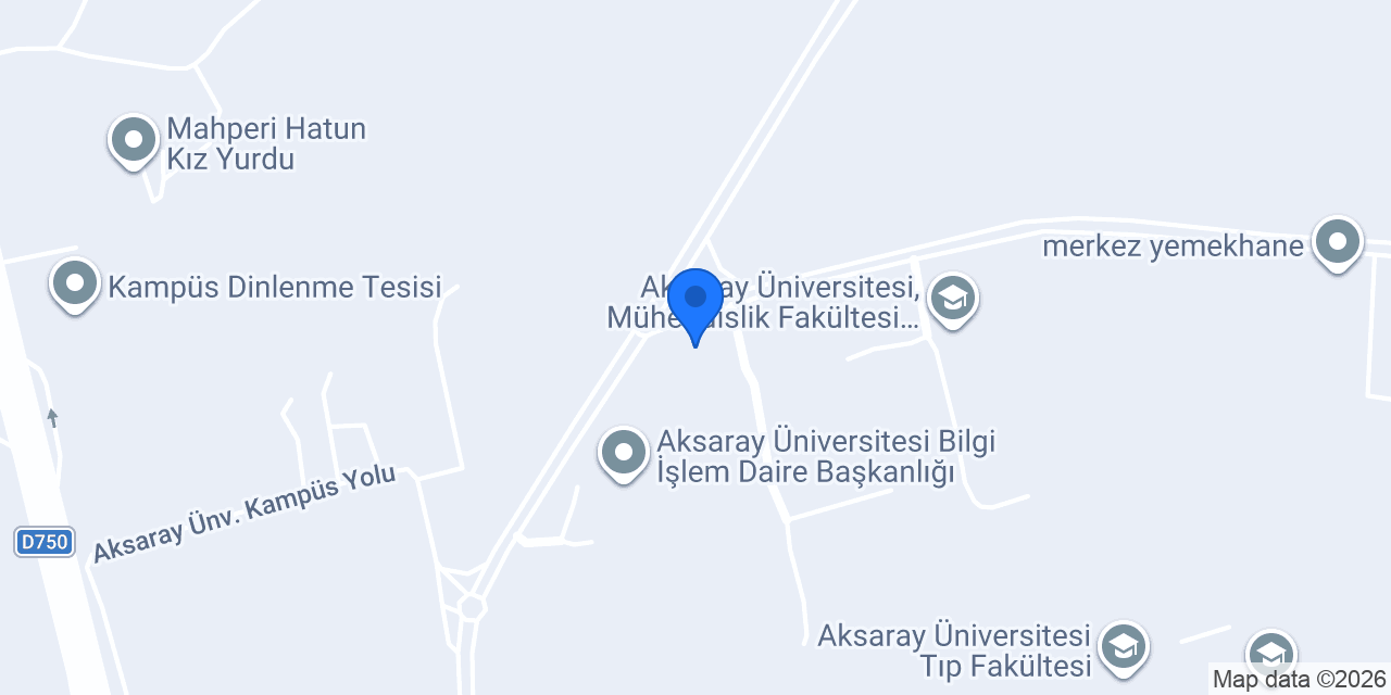 Aksaray Üniversitesi Rektörlük konumu