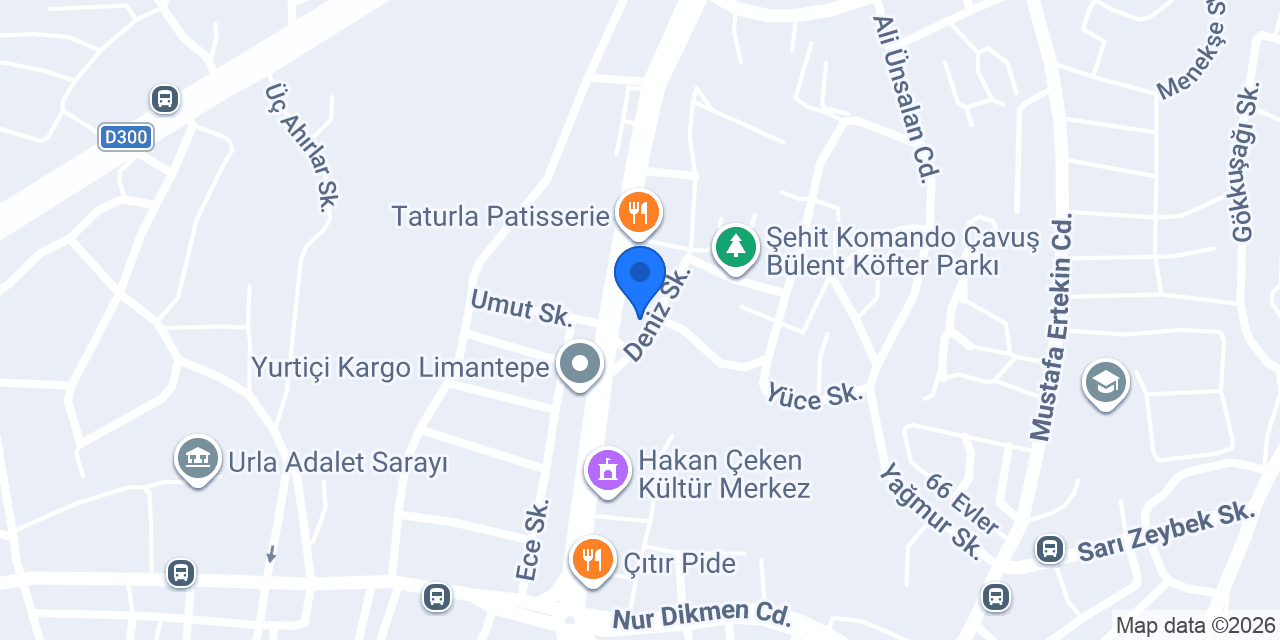 Urla Müftülüğü konumu