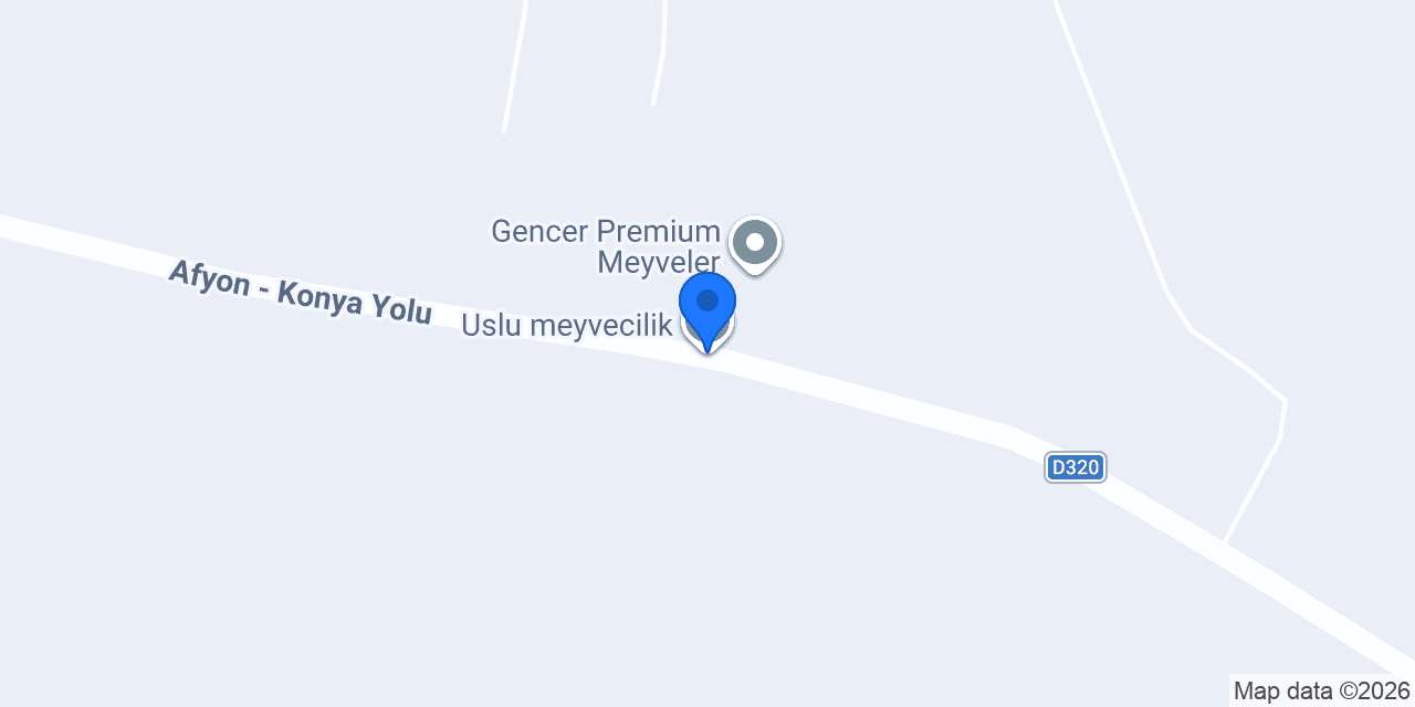 Uslu meyvecilik konumu
