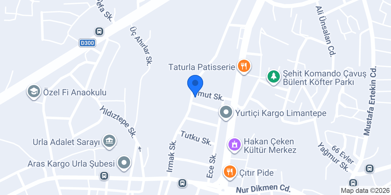 Urla Halısaha konumu