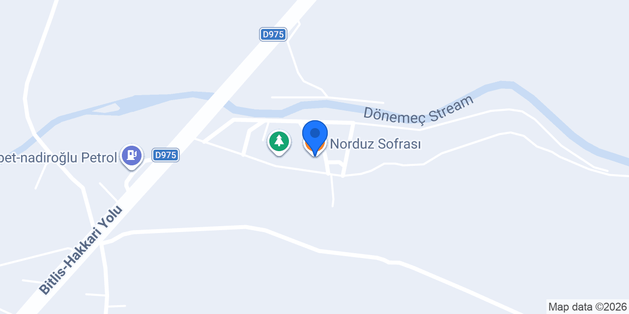 Norduz Sofrası konumu
