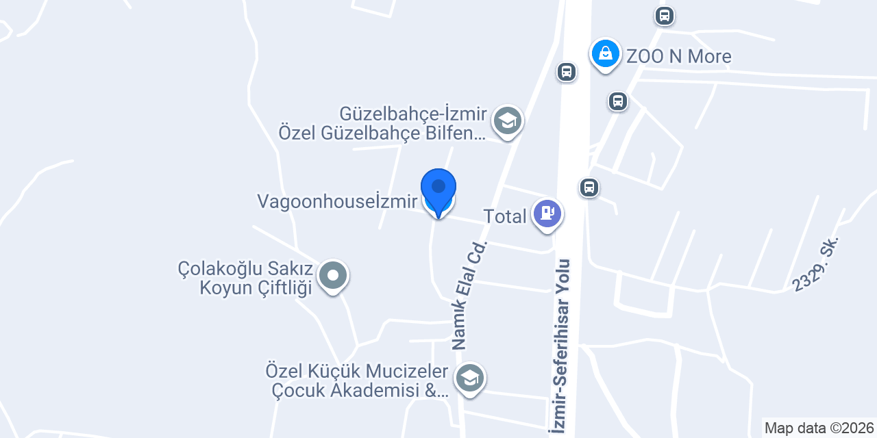 Vagoonhouseİzmir konumu