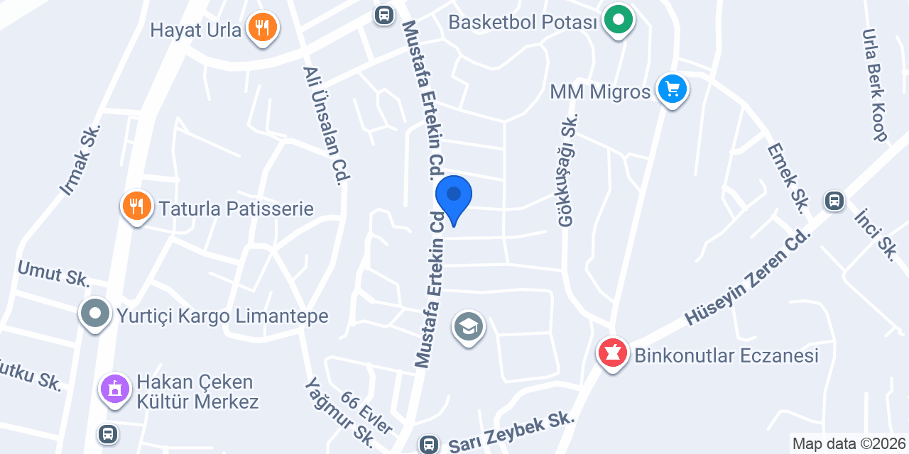 Fulya Türkistan Akademi konumu