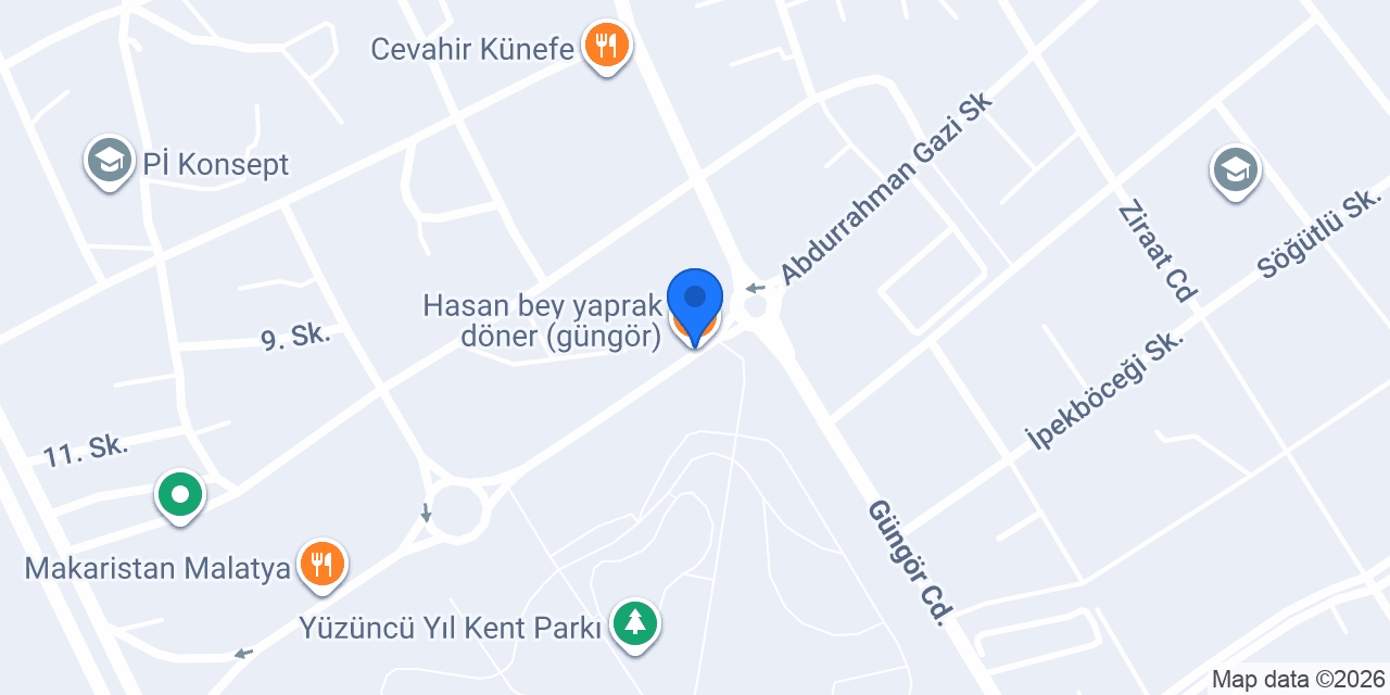 Hasan bey yaprak döner (güngör) konumu