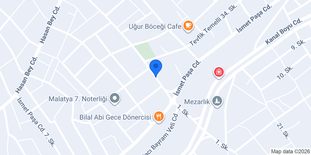 malatya rent a car konumu