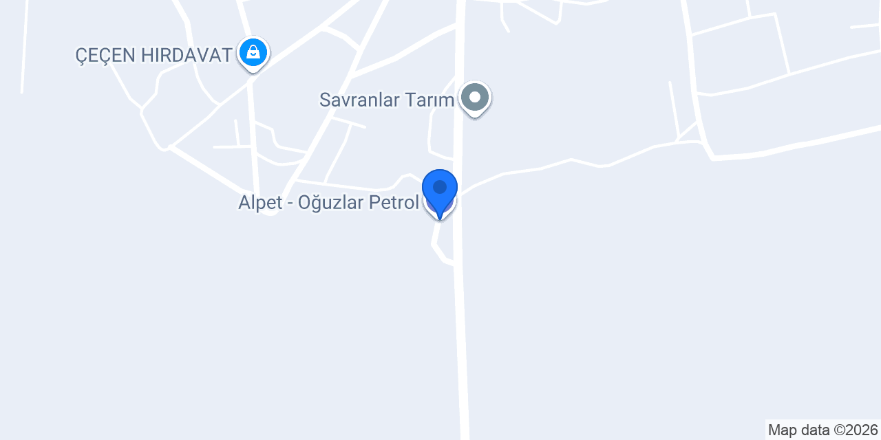 Alpet - Oğuzlar Petrol konumu