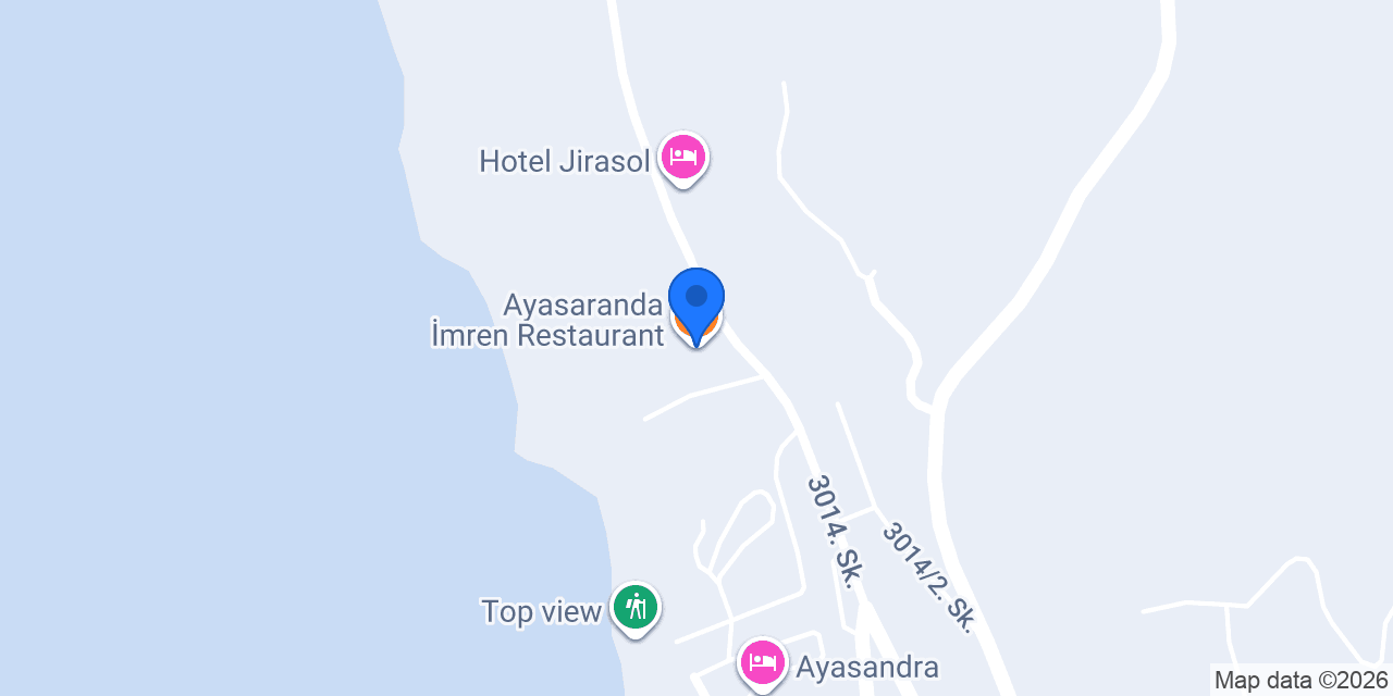 Ayasaranda İmren Restaurant konumu