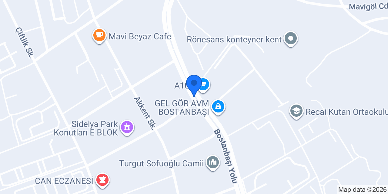 Bostanbaşı Taksi konumu
