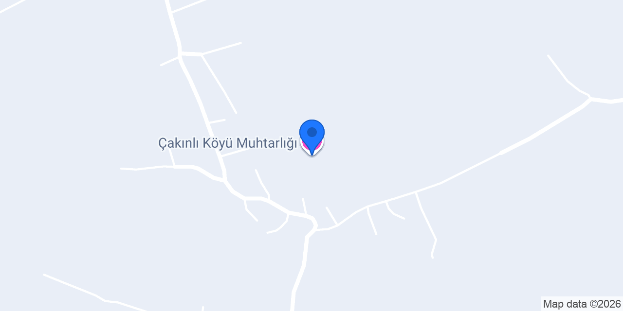 Çakınlı Köyü Muhtarlığı konumu