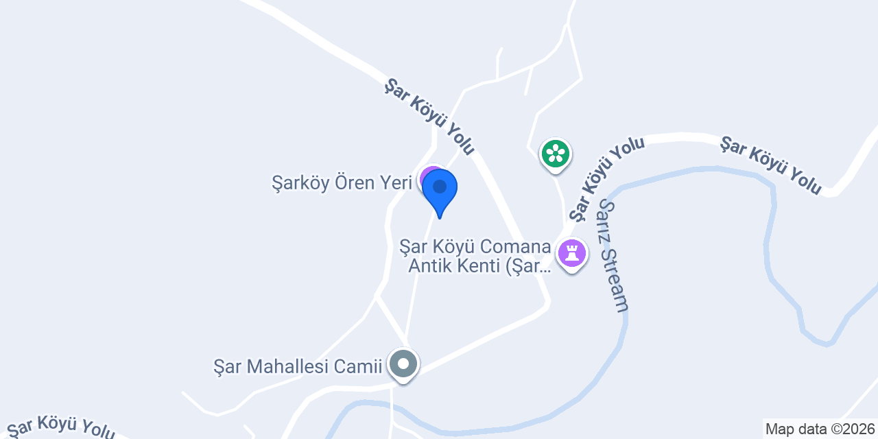 Şar İlkokulu konumu