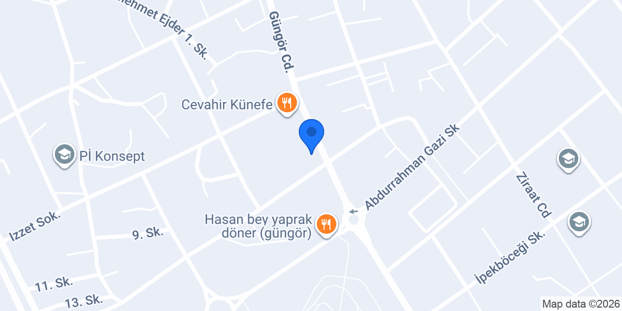 Cajun corner güngör caddesi konumu