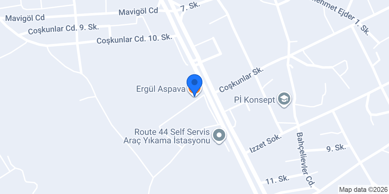 Ergül Aspava konumu