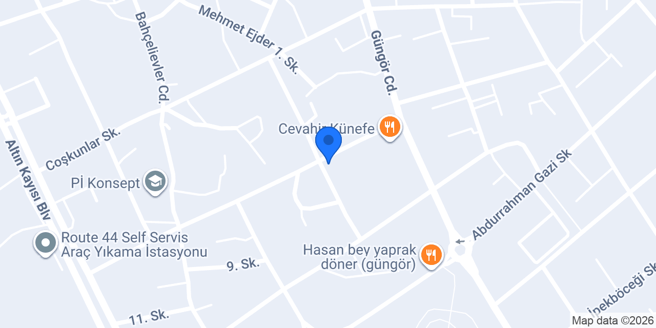 GM PROFESSİONAL GARAJ konumu