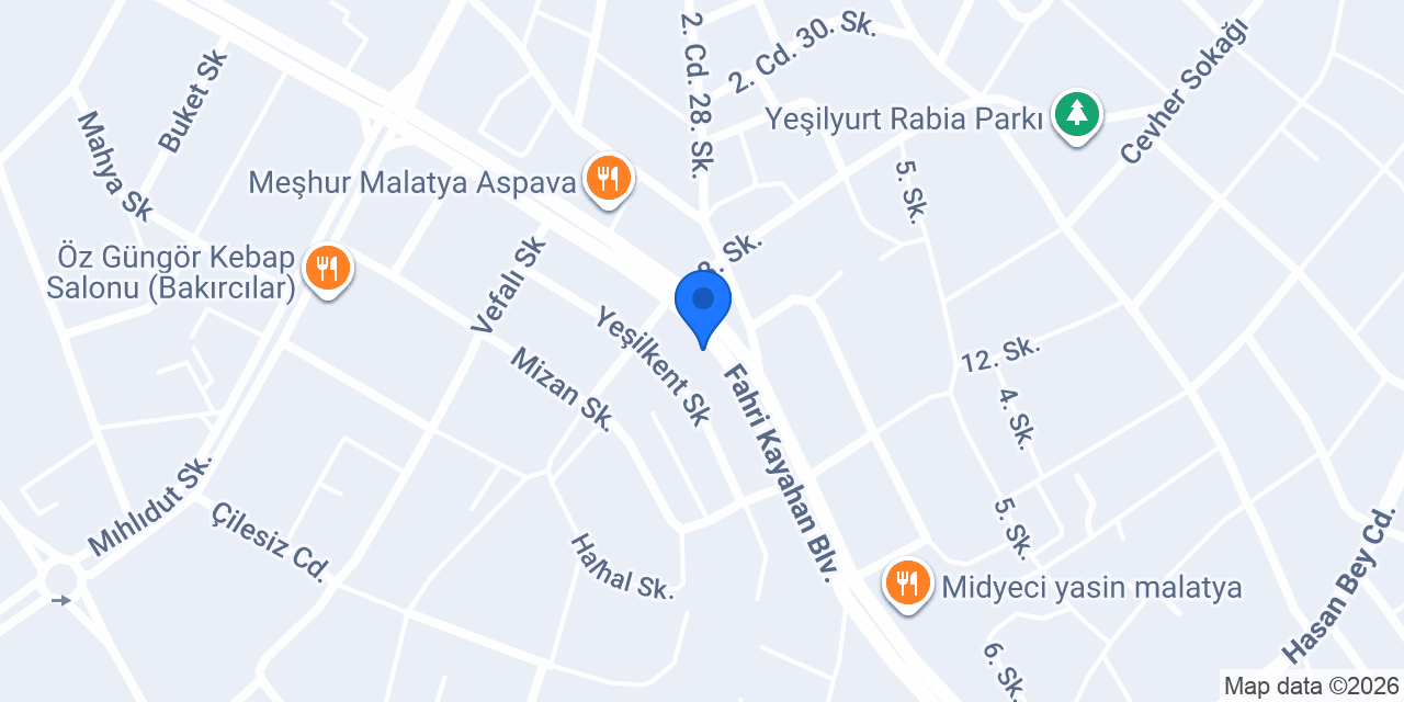 Sevil ÇİÇEK DİŞ KLİNİĞİ konumu