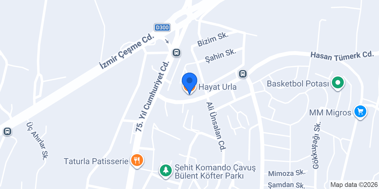 Hayat Urla konumu
