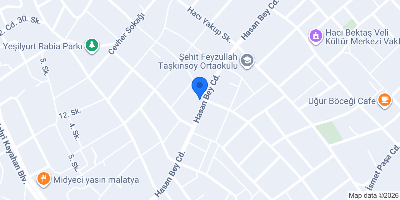 Cadde İçeçek Shop konumu