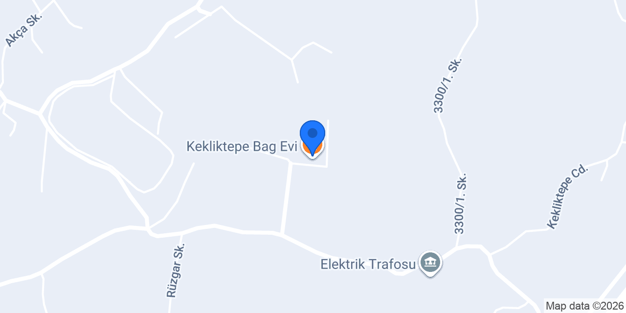 Kekliktepe Bag Evi konumu