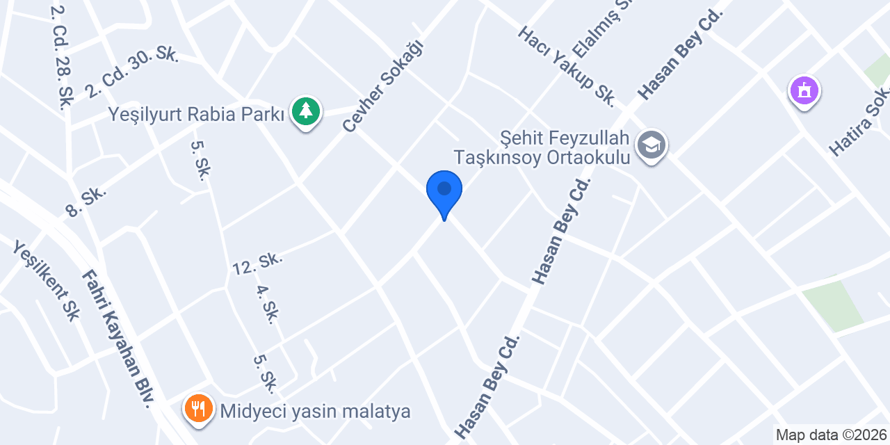 Malatya Dekor Döşeme konumu