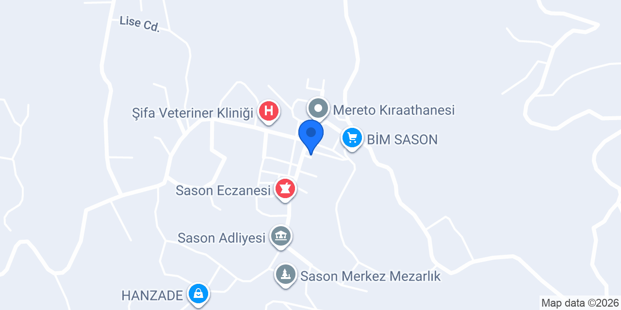 Sason yılmaz kuyumculuk konumu