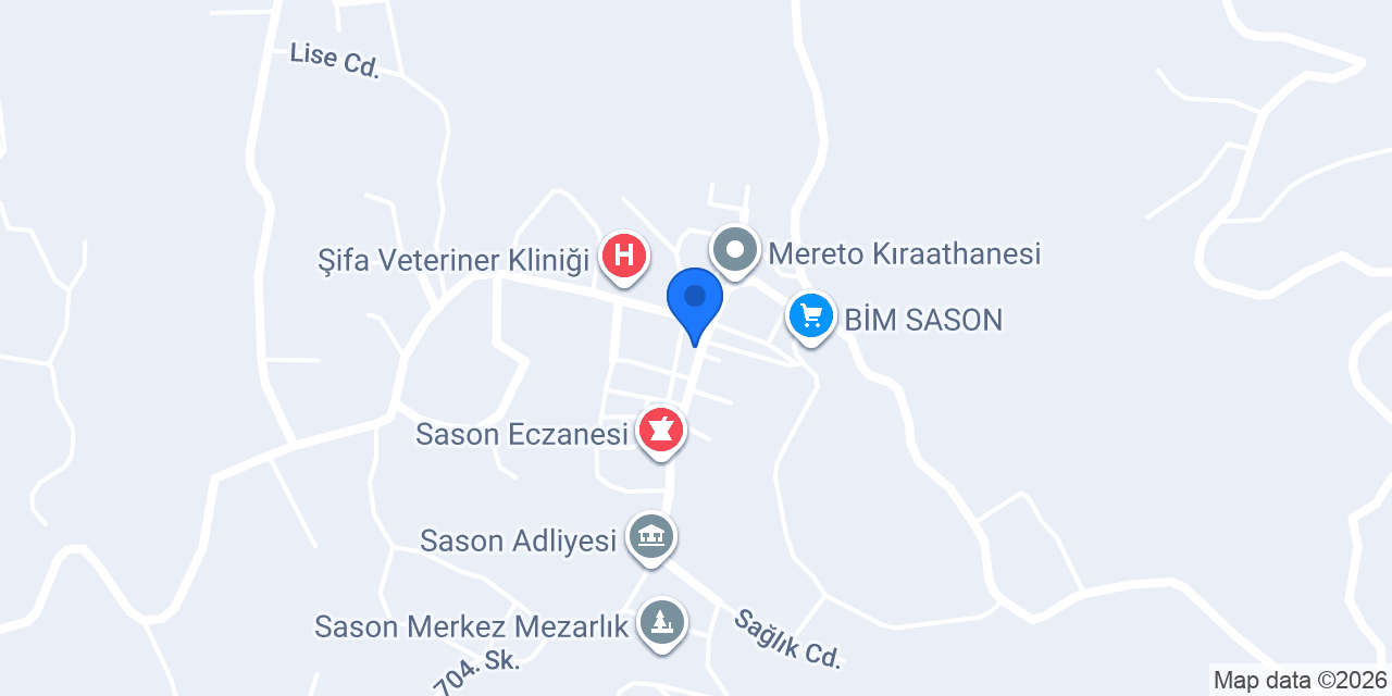 Tapu Müdürlüğü konumu