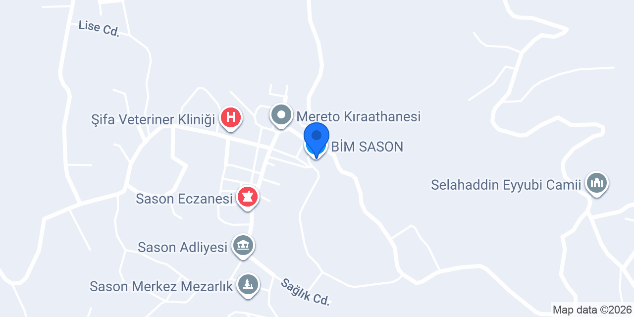 BİM SASON konumu