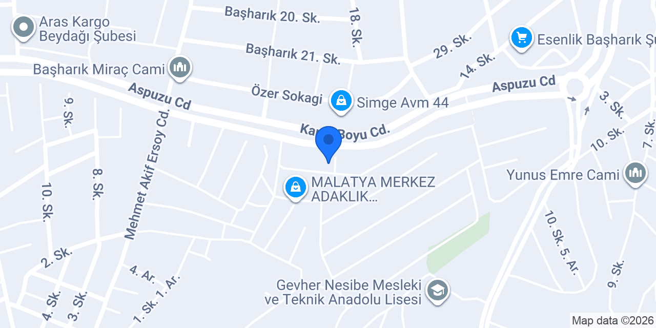 KADİROĞULLARI TATLI VE PASTA konumu