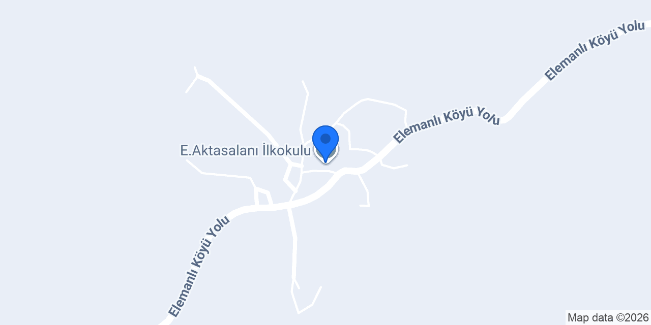E.aktasalanı İlkokulu konumu