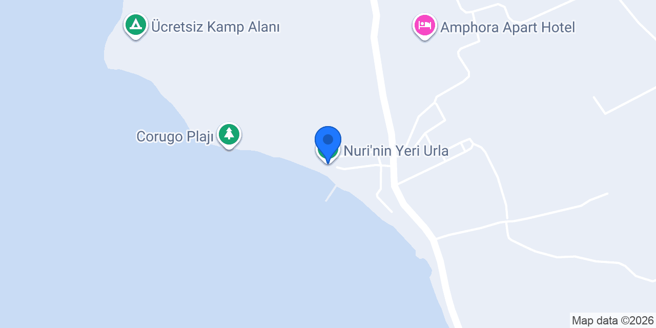 Nuri'nin Yeri Urla konumu