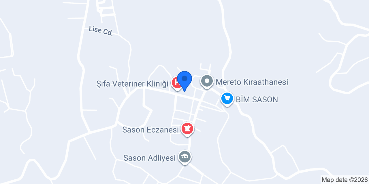 Ptt-sason Şubesi konumu