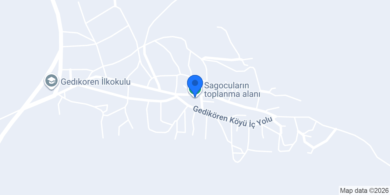 Gedikören Köyü Muhtarlığı konumu