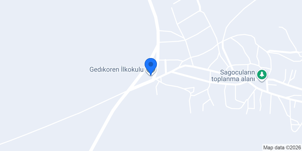 Gedıkoren İlkokulu konumu