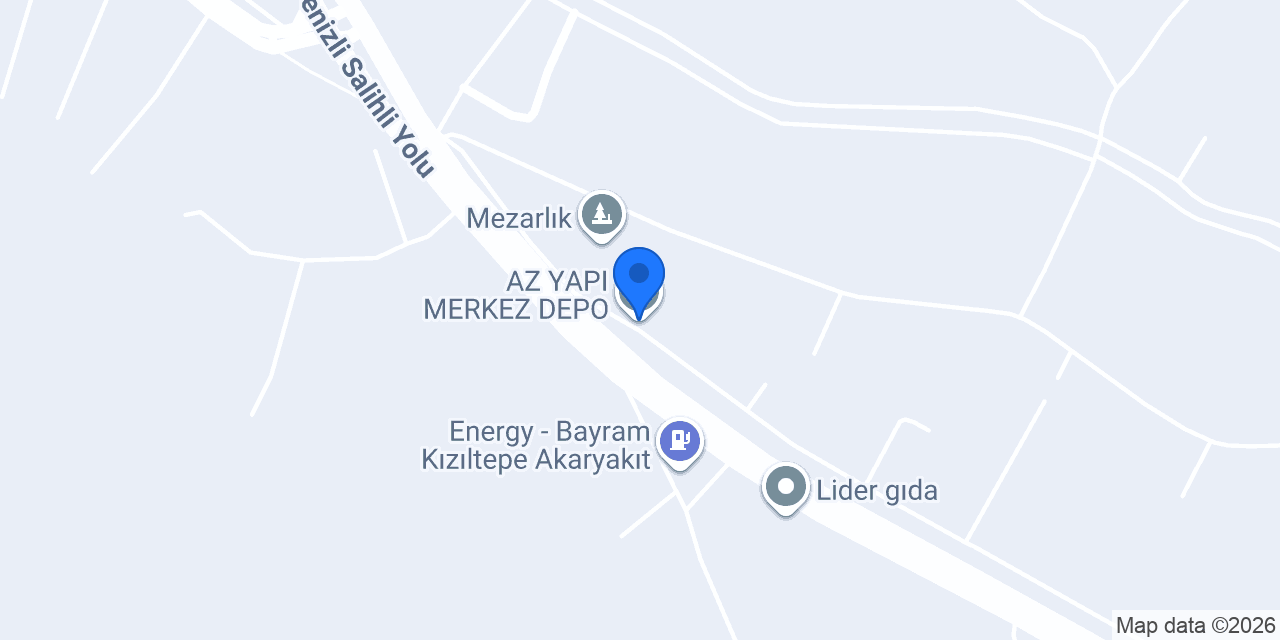 A-Z YAPI MERKEZ DEPO konumu