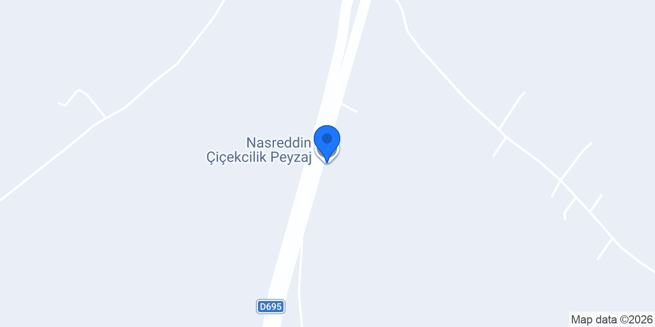 Nasreddin Çiçekcilik Peyzaj konumu