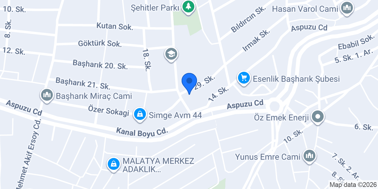 Özel Bireysel Başarı Kişisel Gelişim Kursu konumu