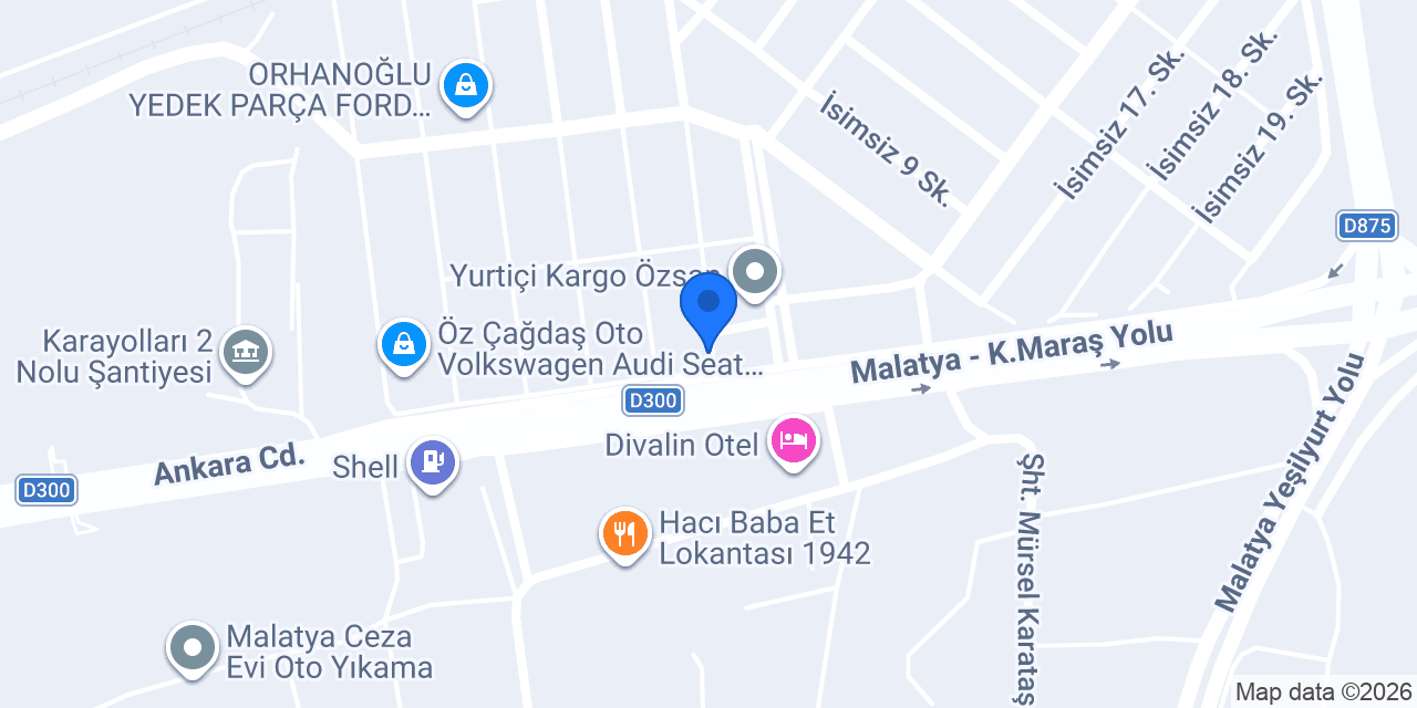 Güven Mekatronik Garage konumu