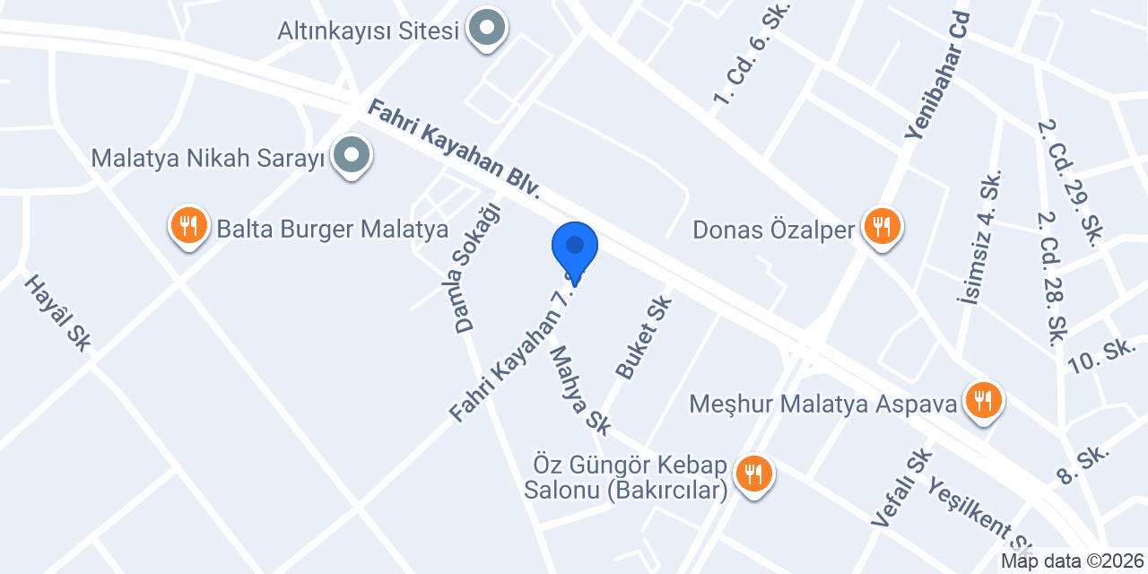Malatya Özeliz Eğitim konumu
