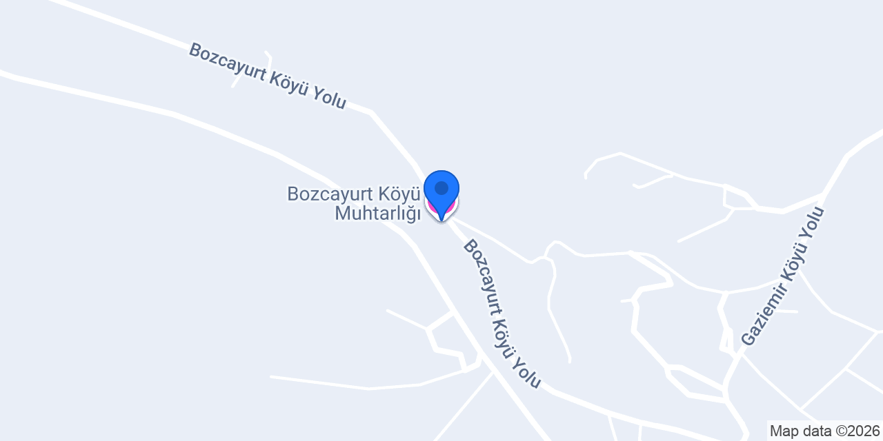 Bozcayurt İlköğretim Okulu konumu