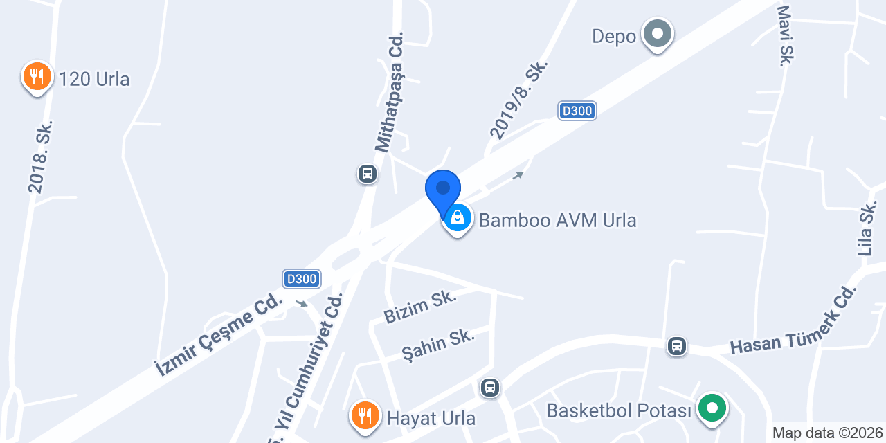 BAMBOO TAKSİ URLA konumu
