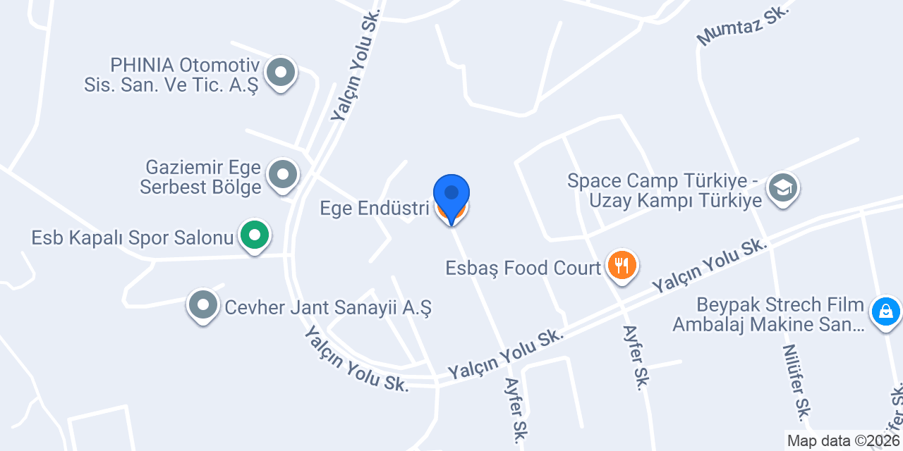 Ege Endüstri konumu