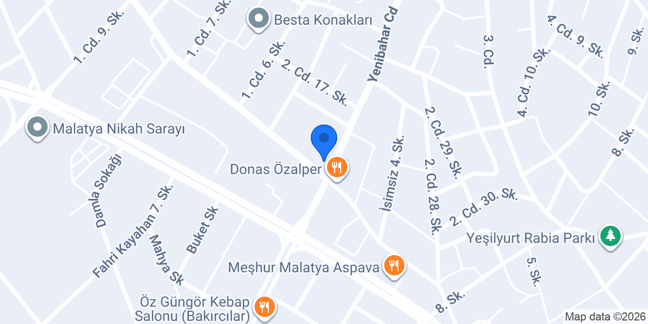 ÇİÇEK PİDE FIRINI ve LAHMACUN SALONU konumu