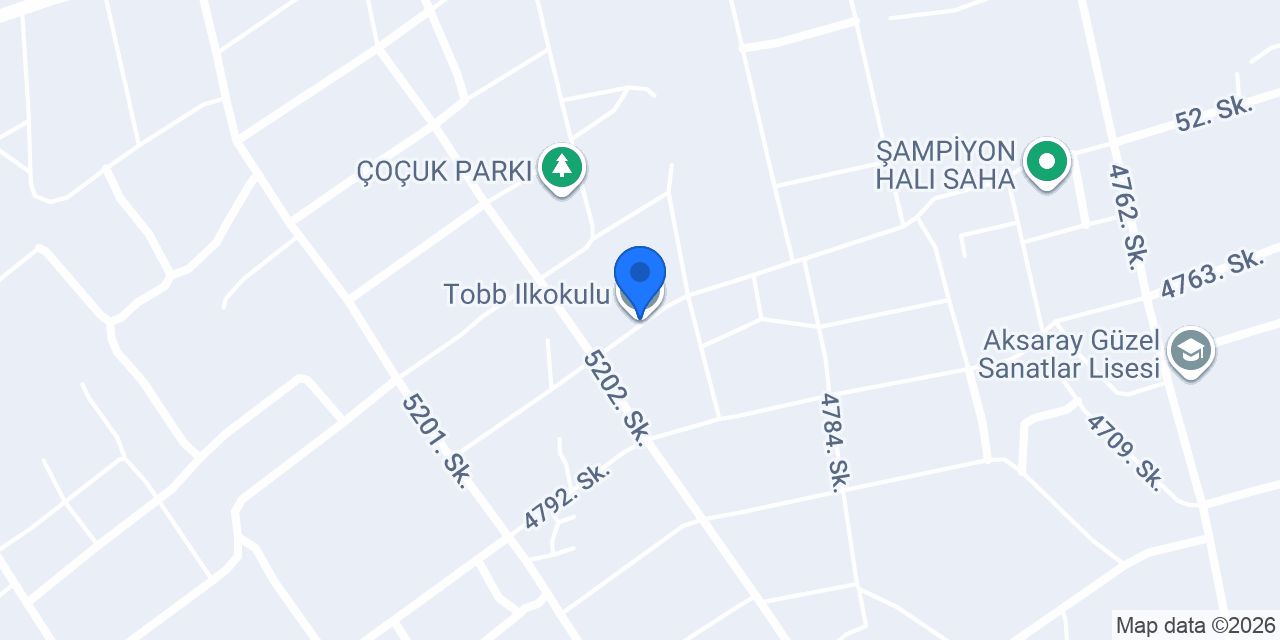 Tobb Ilkokulu konumu