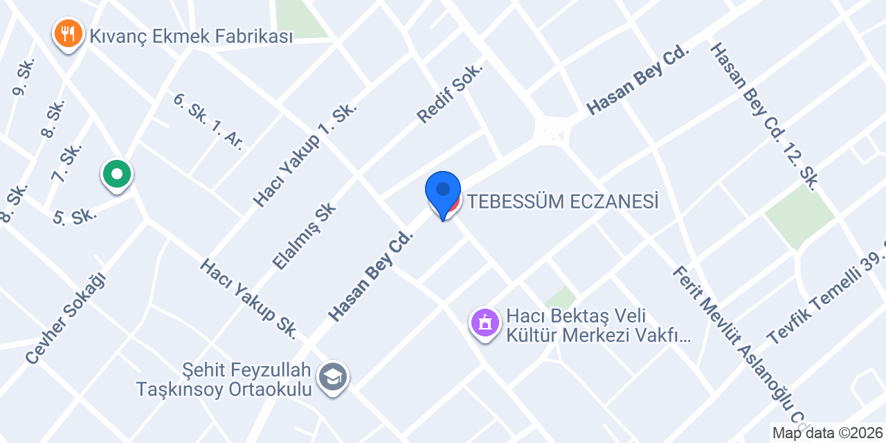 TEBESSÜM ECZANESİ konumu
