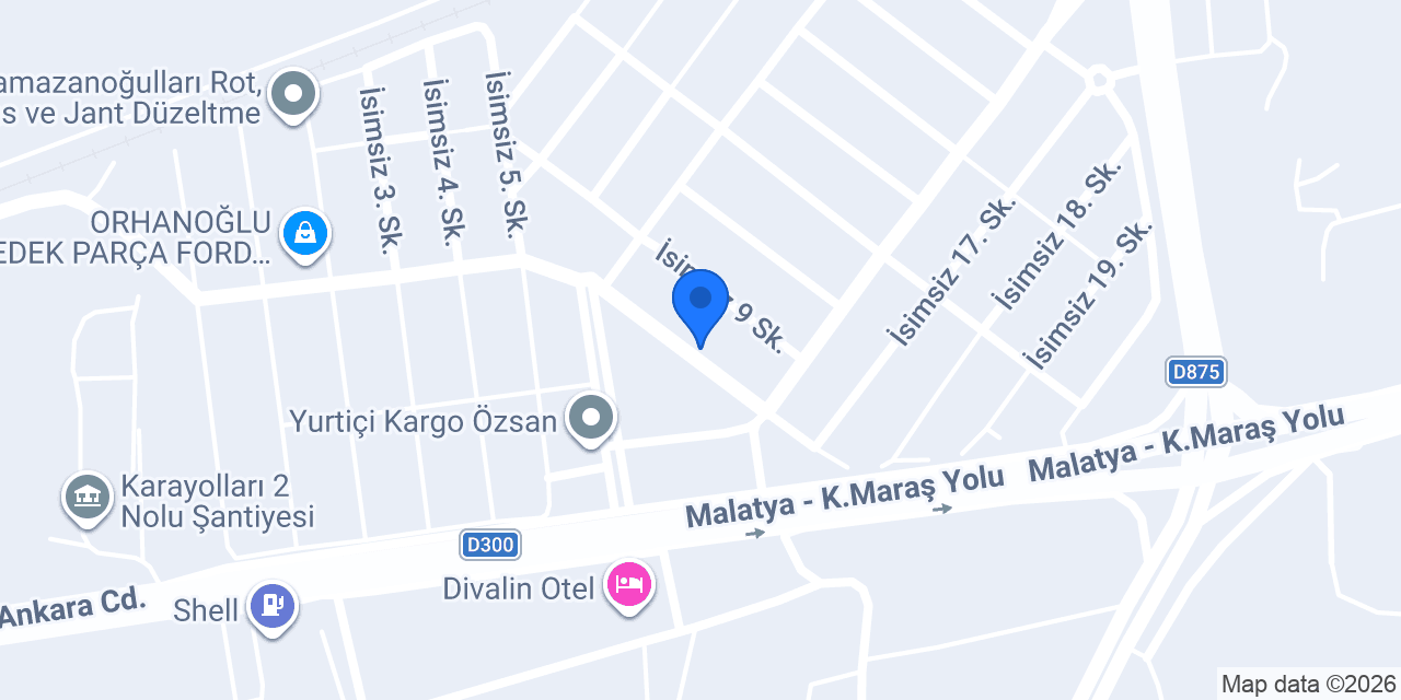 Doğanşahin Tarım Makinaları konumu