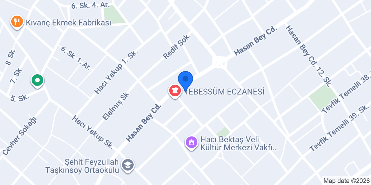 Sağlam Eczanesi konumu