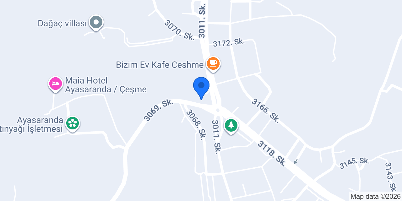 Ayayorgi Residence Çeşme konumu