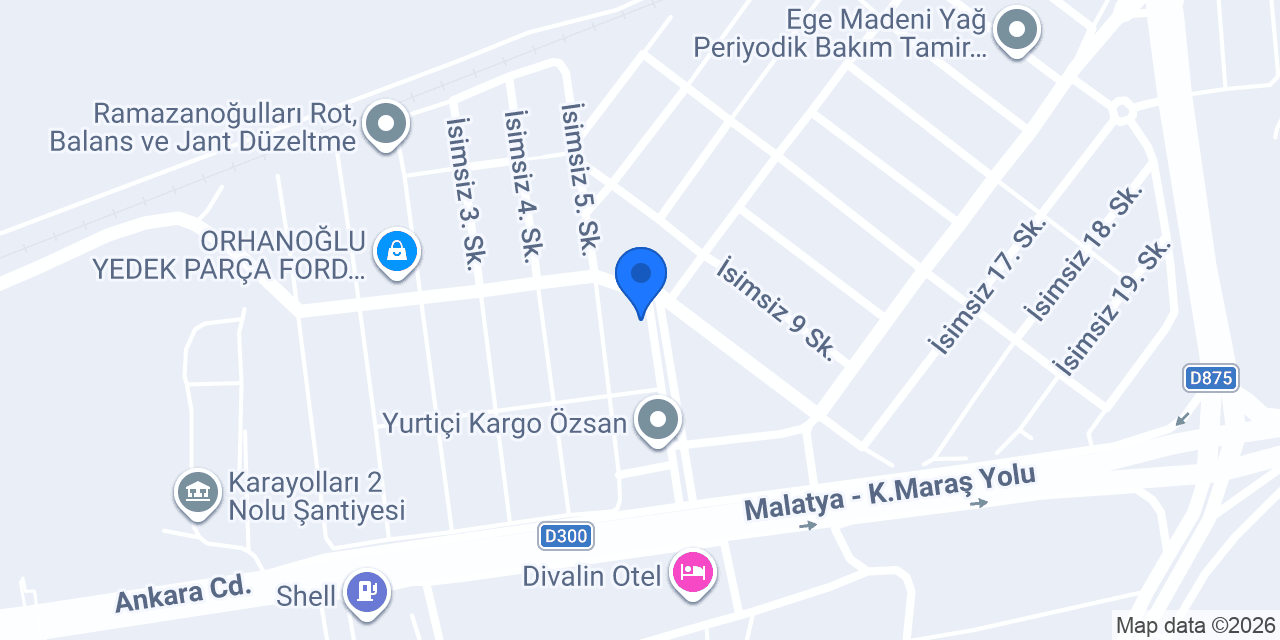 Fırat Teknik Hırdavat konumu