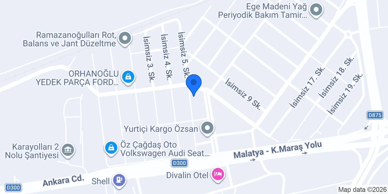 AKÇAY OTO LASTİK konumu